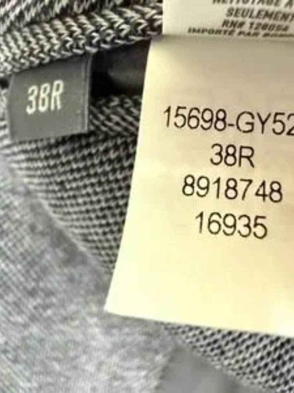Bonobos Jetsetter Lanificio Fortex Blazer Sport Coat Mens 38R Gray Standard Fit - Picture 11 of 12